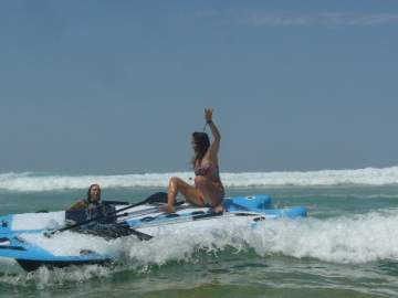 Cours de paddle à Hossegor