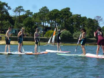 Cours de paddle à Hossegor